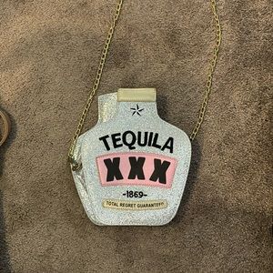 Glitter tequila crossbody